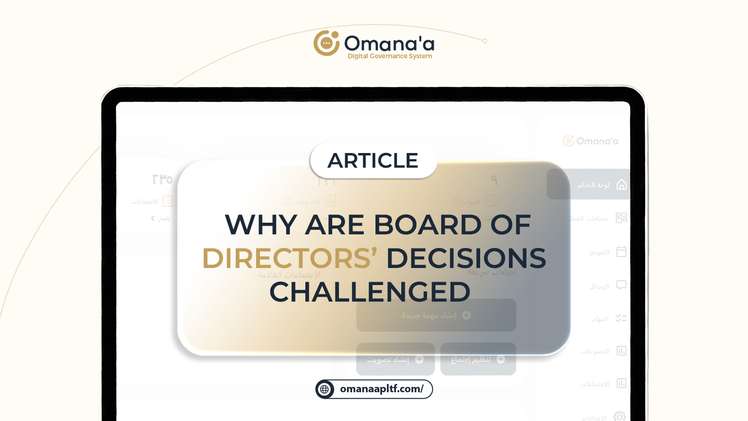 Why Are Board of Directors’ Decisions Challenged?